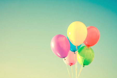 Color balloonsの写真素材