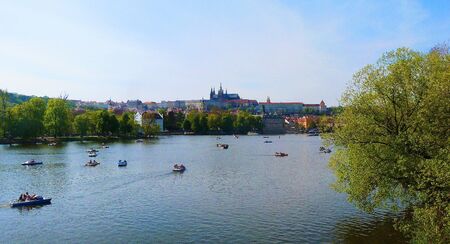 Panorama Prague, Czech Republicの写真素材