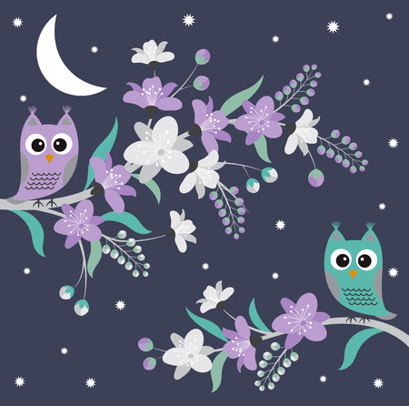 Night Owlsのイラスト素材