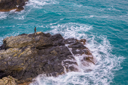 Man on a rock
