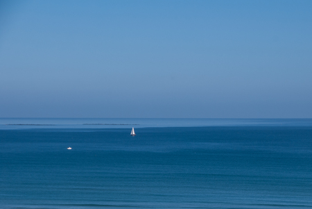 Mediterranean sea from the coast of Alicante. Spainの写真素材
