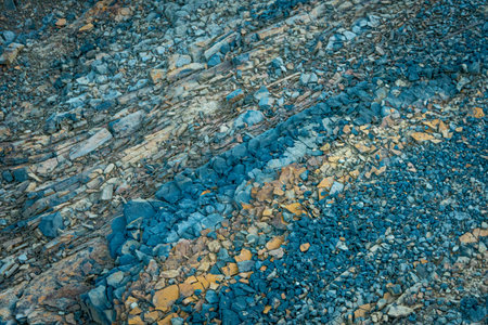 Natural slate rocky structure backgroundの写真素材