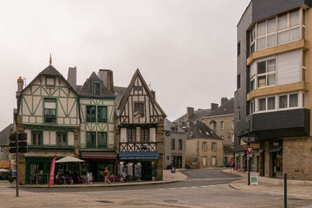 Architecture of Auray, commune of France, in the Morbihan department, in the Brittany region..のeditorial素材