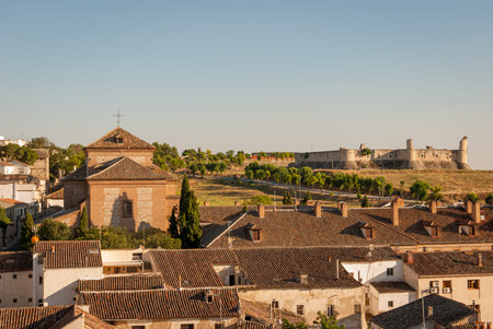 Views of the town of Chinchon, Madrid. Spain