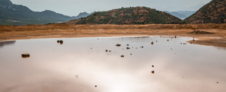 Mineralized waters from the Abandoned Mines of MazarrÃ³n. Murcia region. Spain.
