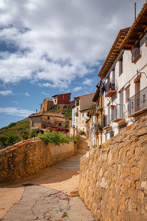 Streets of Rubielos de Mora. Teruel. Spain.の写真素材