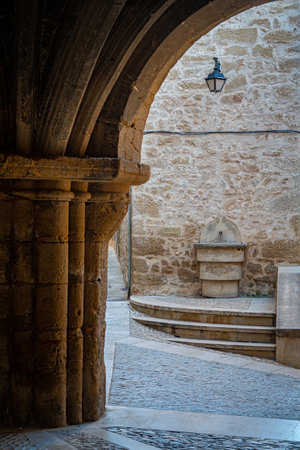 Architecture of Calaceite. Teruel. Spain.の写真素材