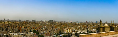 Views of Cairo from the Muhammad Ali Mosque. Egypt.