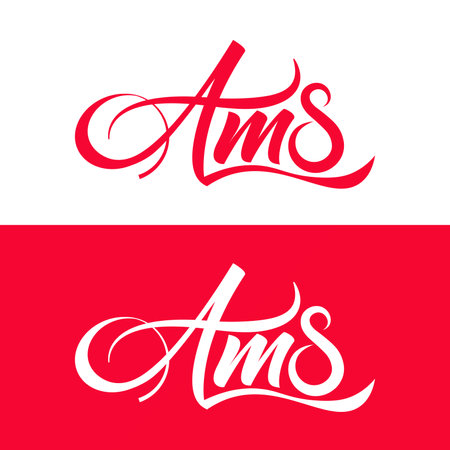 Set of hand drawn lettering ampersand. Vector illustration.のイラスト素材