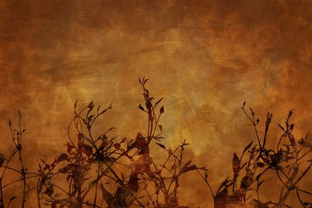 Floral grunge backgroundの写真素材