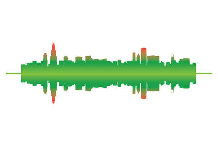 chicago gのイラスト素材