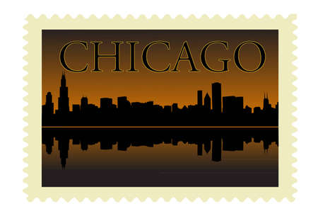 chicago stampのイラスト素材