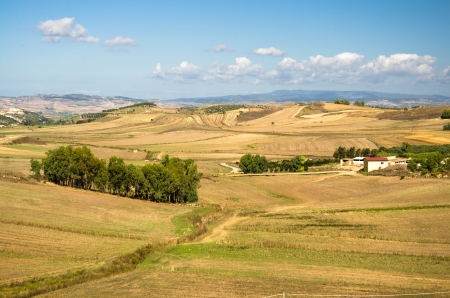 Sardinia, Trexenta, landscapeの写真素材