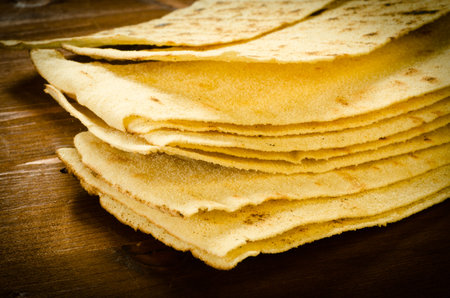 Pane Carasau, typical Sardinian crispy bread