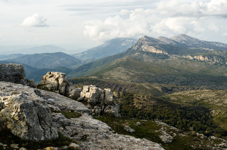 Sardinia, Orgosolo, Supramonte mountainの写真素材