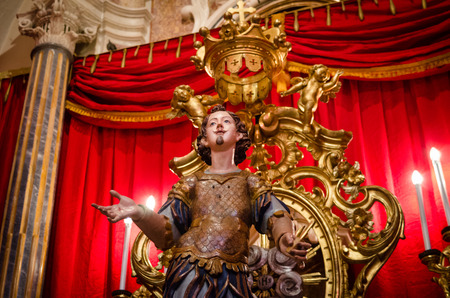 Cagliari, Sant Efisio statueのeditorial素材
