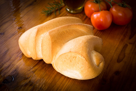 Italian loaf with olive oil