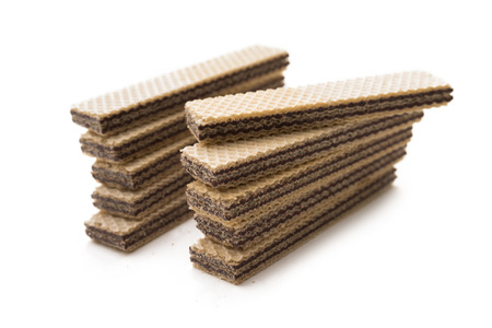 Chocolate wafersの写真素材