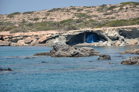 Cryssi islandの写真素材