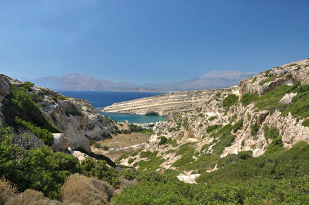 Matala Beachの写真素材