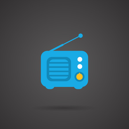 Vector Media Icon - Radioのイラスト素材