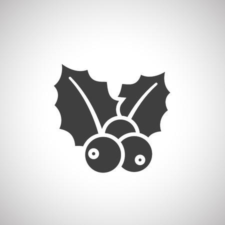 Holly berry - Christmas symbolのイラスト素材