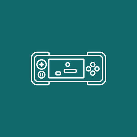gamepad template icon. design element