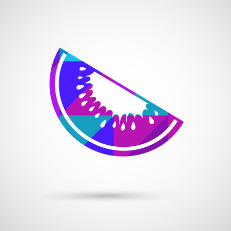 Vecor sliced kiwiのイラスト素材