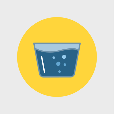 Glass of Water iconのイラスト素材