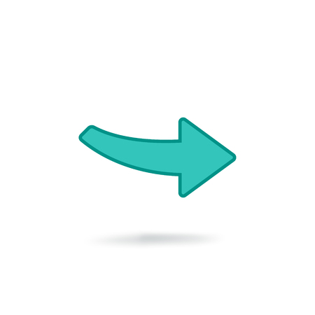 Arrow modern iconのイラスト素材