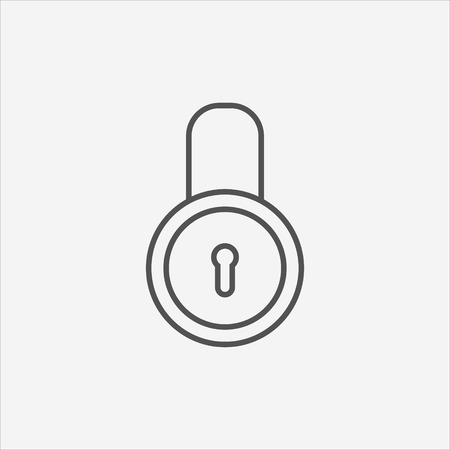 Padlock icon.のイラスト素材