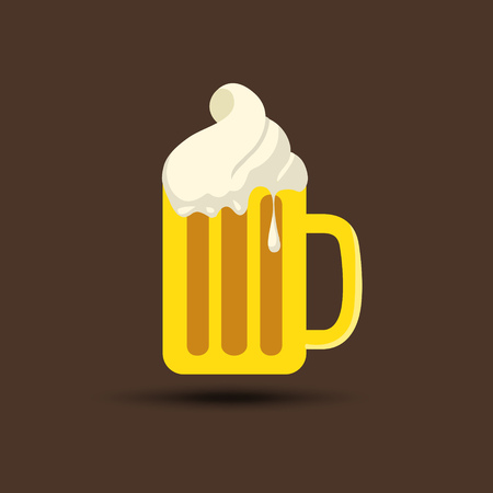 Vector beer iconのイラスト素材