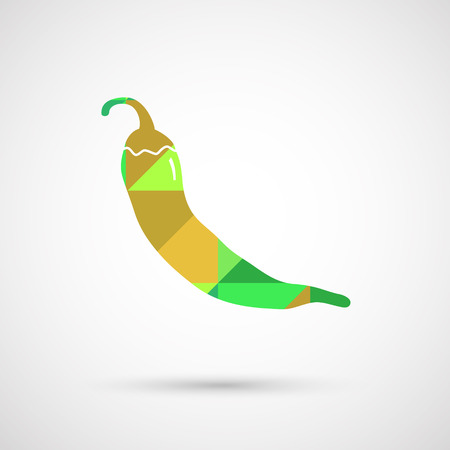 Chili pepper. Vector illustrationのイラスト素材