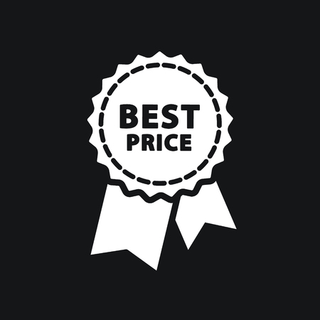 Best price guarantee label icon.のイラスト素材