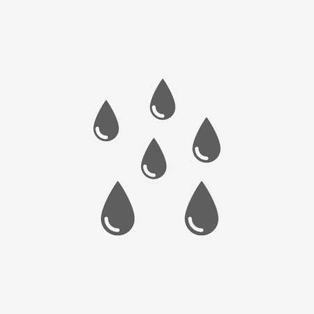 water drops iconのイラスト素材