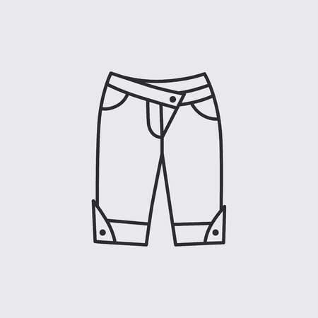 Shortsのイラスト素材