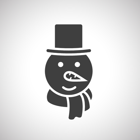 Snow Man iconのイラスト素材
