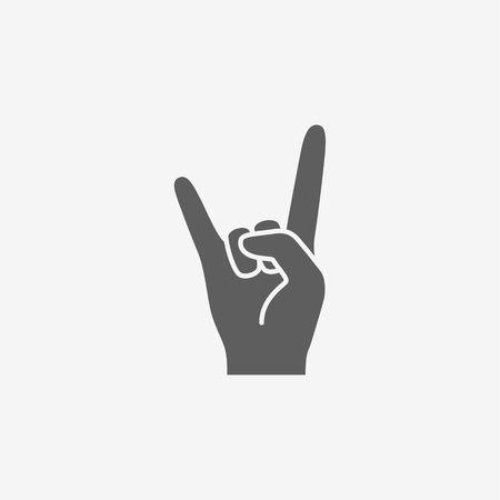 A rock and roll sign.のイラスト素材