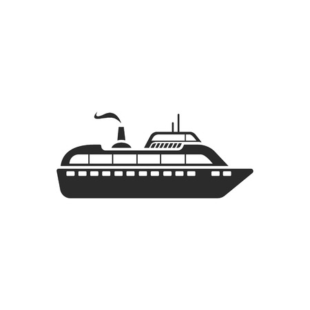 Ship modern iconのイラスト素材