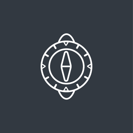 Compass modern iconのイラスト素材