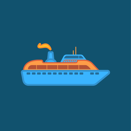 Ship modern iconのイラスト素材