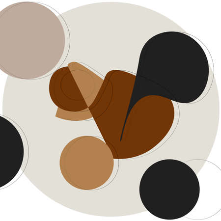 Abstraction in pastel colors for background and other thingsのイラスト素材