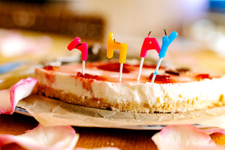 Leftovers of yummy birthday cake