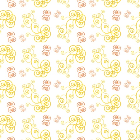 pattern with swirlsのイラスト素材