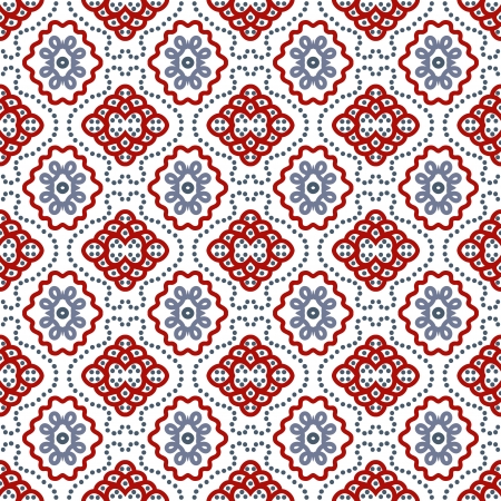 background with seamless geometric pattern in ethnic styleのイラスト素材