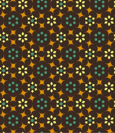 seamless background with geometric floral patternのイラスト素材