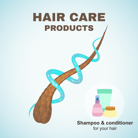 Hair careのイラスト素材