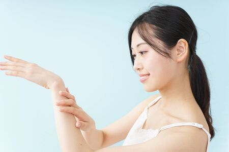 woman hand careの写真素材