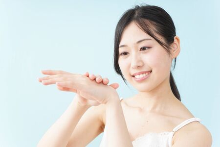 woman hand careの写真素材
