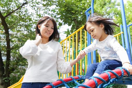 Child playing outside